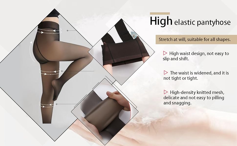 Premium Dual-Tone Fleece Warm Leggings | Ultra-Soft | High-Stretch | Winter Special ❄️