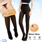 Premium Dual-Tone Fleece Warm Leggings | Ultra-Soft | High-Stretch | Winter Special ❄️