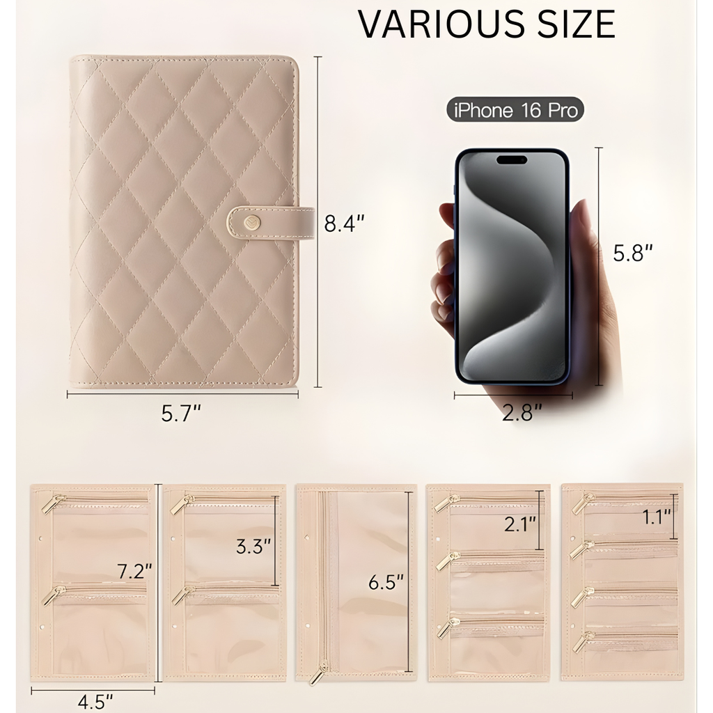 Premium Travel Jewelry Organizer Bag for Women | Foldable Portable Jewelry Storage Case | Anti-Tangle Chain & Earring Holder (Color➟Pink)